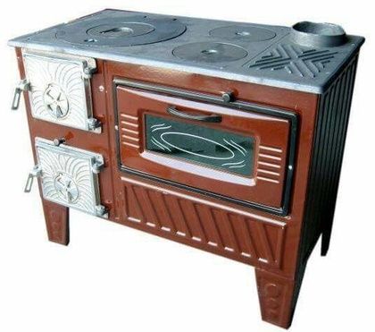 Отопительно-варочная печь МастерПечь ПВ-03 с духовым шкафом, 7.5 кВт в Новоуральске