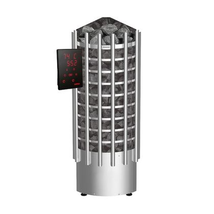 Электрокаменка для сауны Harvia Glow Corner TRC90XE c цифровой панелью управления в Новоуральске